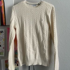 cableknit jumper